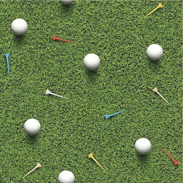 Vector illustration of Seamless Golf Background