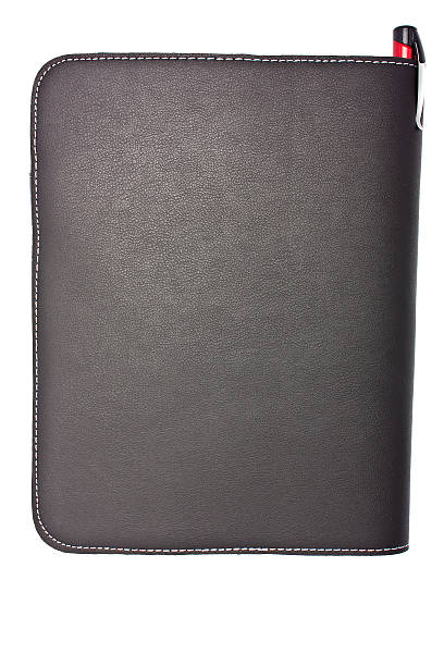 istock leather cover, cut out on white background 181867532