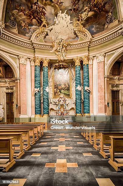 Clemenskirche Münster - Fotografias de stock e mais imagens de Igreja - Igreja, Arquitetura, Banco de Igreja