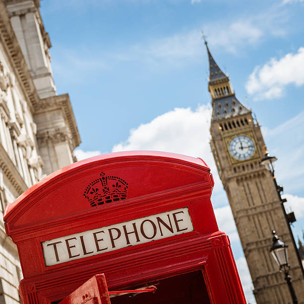istock Big Ben tower on telephone booth 181868351