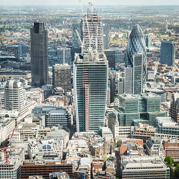 istock London skyline aerial view 181868463