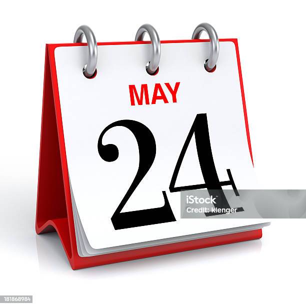Maikalender Stockfoto und mehr Bilder von Mai - Mai, Zahl 24, Aktenordner