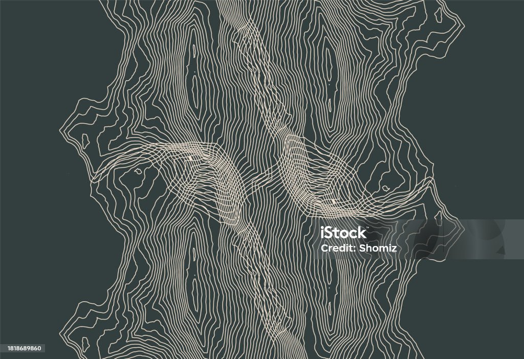 Wire Waveframe Graphics Wave Wireframe Background Stock Illustration - Download Image Now ...