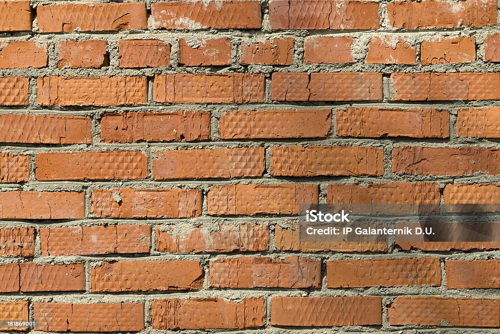 Vecchio muro di mattoni - Foto stock royalty-free di Ambientazione esterna