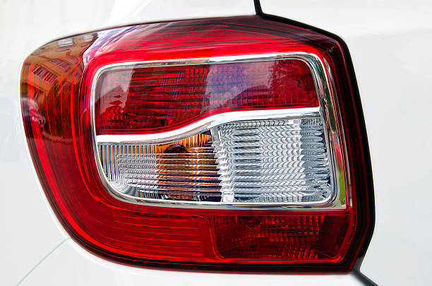 istock Detail of a plastic shiny  modern tail light 181869099