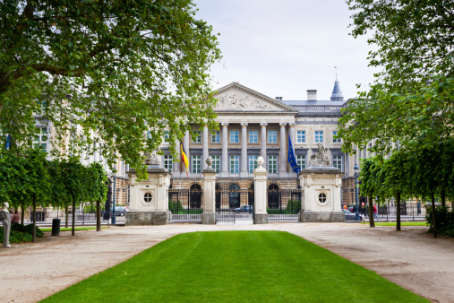 Sculpture of Frederick William, Duke of Brunswick-Wolfenbuttel in front of Brunswick Palace - Braunschweig, Lower Saxony, Germany