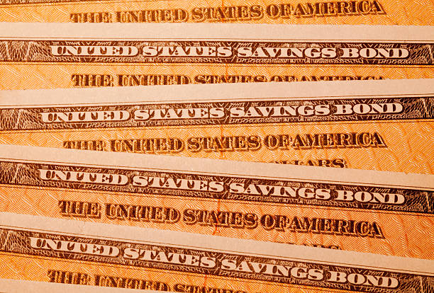 united states savings bonds stock photo