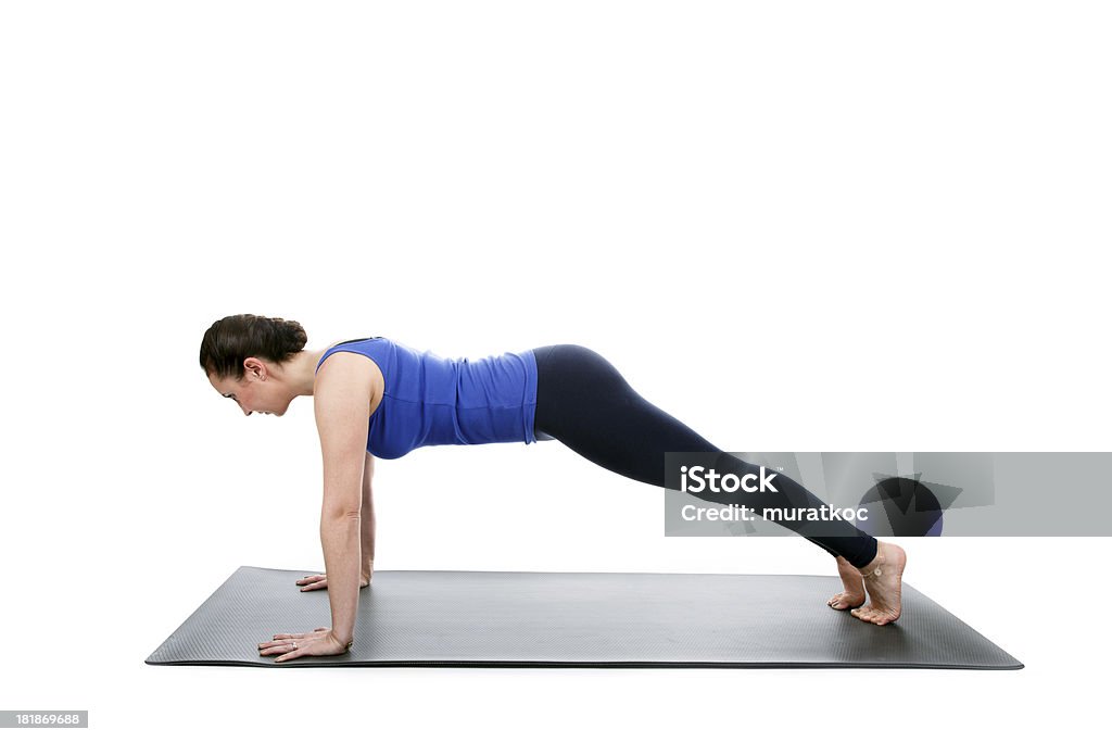 Junge Frau Ausübung yoga - Lizenzfrei Aufwärmen Stock-Foto