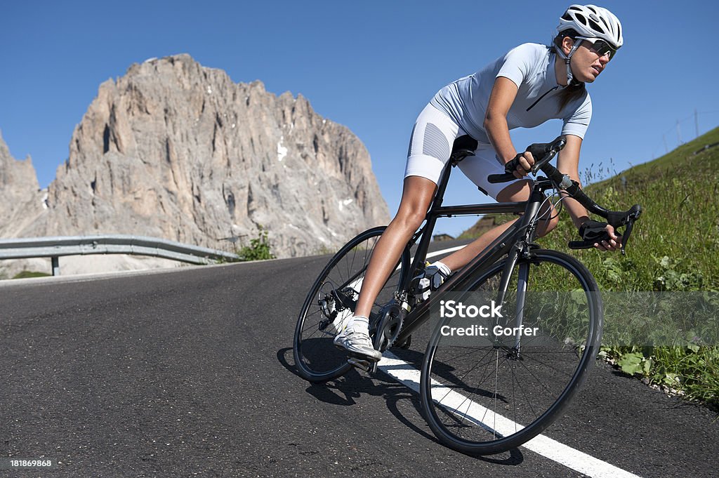 Fahrrad Rennen harten Training - Lizenzfrei Fitnesstraining Stock-Foto