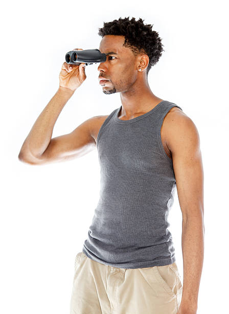istock Afro-American man shot in studio 181870249