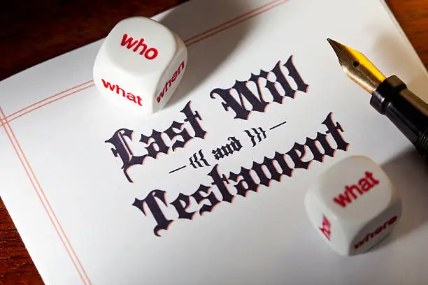 "Making a Last Will & Testament  is difficult. There are many issues to consider as to the distribution of your wealth and possessions upon your death. Questions such as , To Whom What should I leave When should they inherit How is it best to leave their inheritance, etc Decisions that will require legal advice to ensure the legality and validity of your wishes."