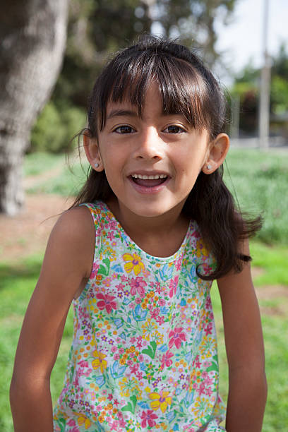 istock Cute 6 year old girl outside 181870754