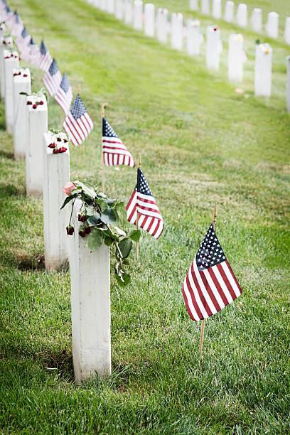 istock Flags and Flowers at Arlington National Cemetery 181870923