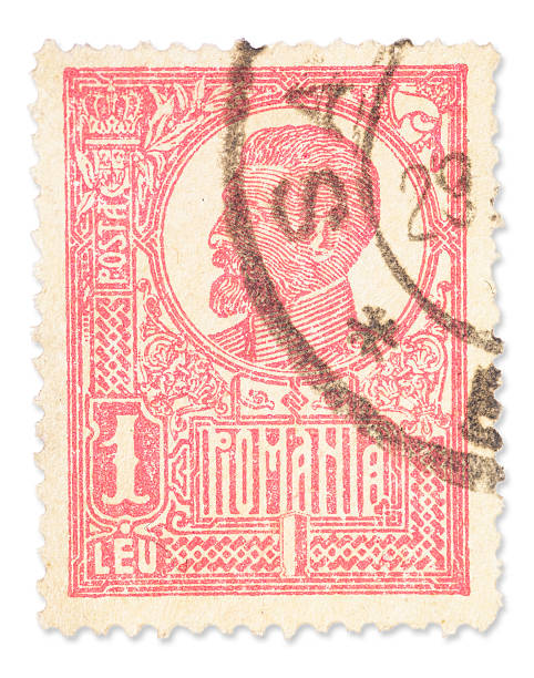 istock Vintage Romanian stamp - King Ferdinand 181871813