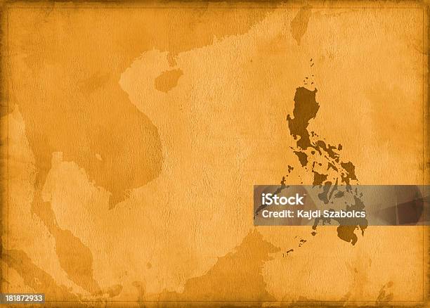 Foto de Vintage Mapa Das Filipinas e mais fotos de stock de Filipinas - Filipinas, Mapa, Abstrato