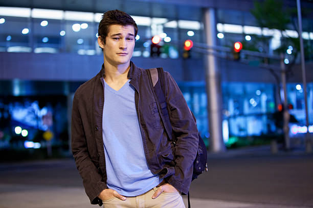 istock Young man in city 181873590