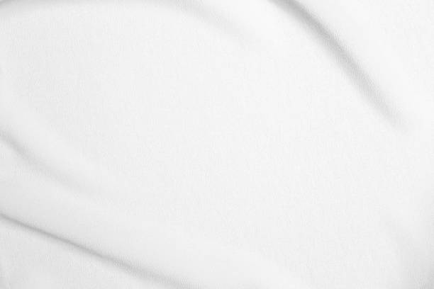 istock Abstract White Satin Silky Cloth for background, Fabric Textile Drape with Crease Wavy Folds.with soft waves. Cloth texture. 1818736133