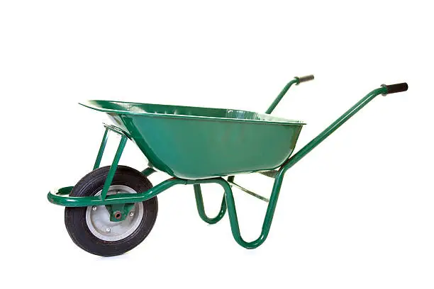 Photo of green Wheelbarrow