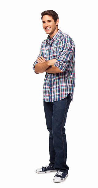 istock Man Standing With Arms Crossed - Isolated 181874971