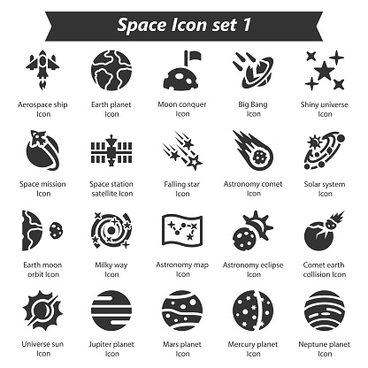 Space Icon Set 1