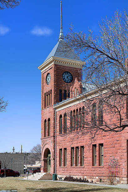 istock Clock tower in Flagstaff, Arizona 181875674