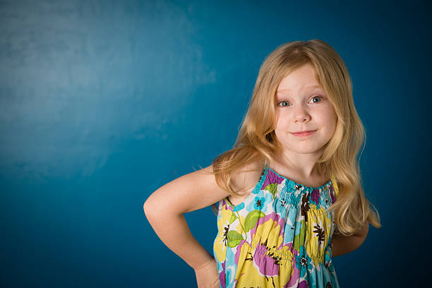 istock Little Girl Sporting an Attitude, With Copy Space 181875877