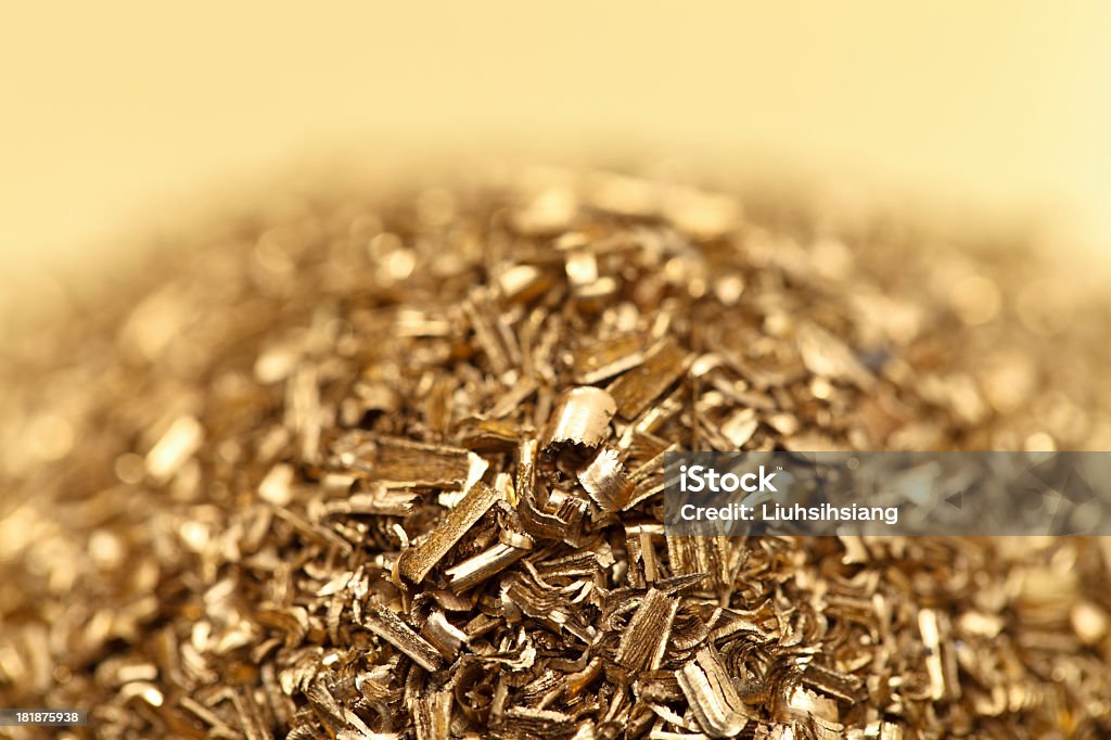 Ottone truciolo - Foto stock royalty-free di Oro - Metallo