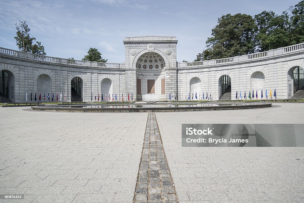 Donna a Servizio militare per America Memorial - Foto stock royalty-free di Virginia - Stato USA