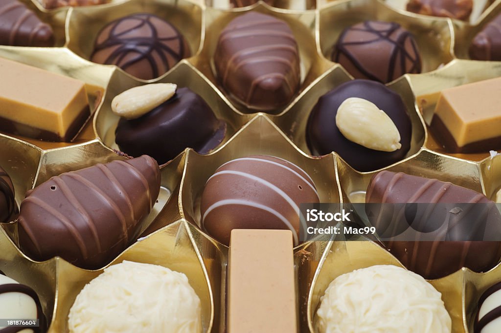 Rebuçados de Chocolate - Royalty-free Aberto Foto de stock