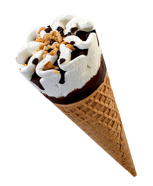 Ice cream cone stock photo