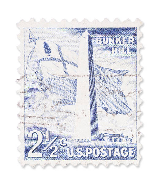 istock Vintage US stamp - Battle of Bunker Hill 181877190