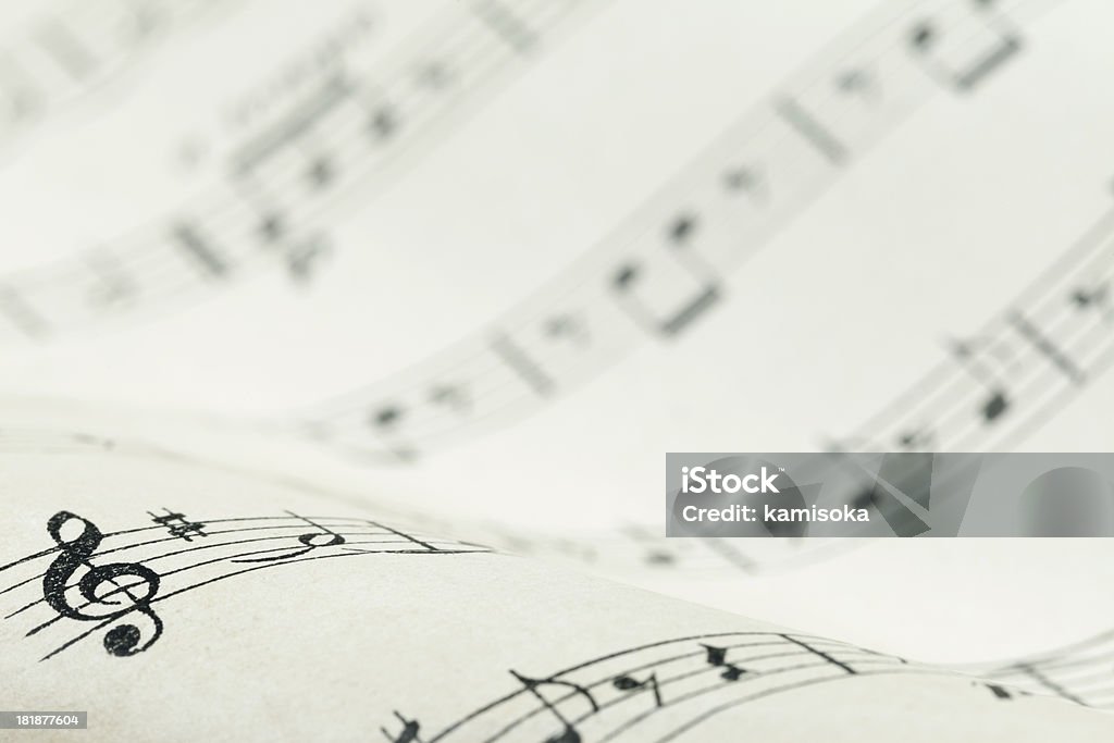 Composición fondo: clave de sol - Foto de stock de Nota musical libre de derechos