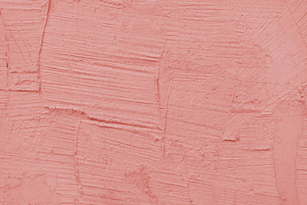 istock Stucco plaster surface background texture of red painted cement, concrete wall 1818776675