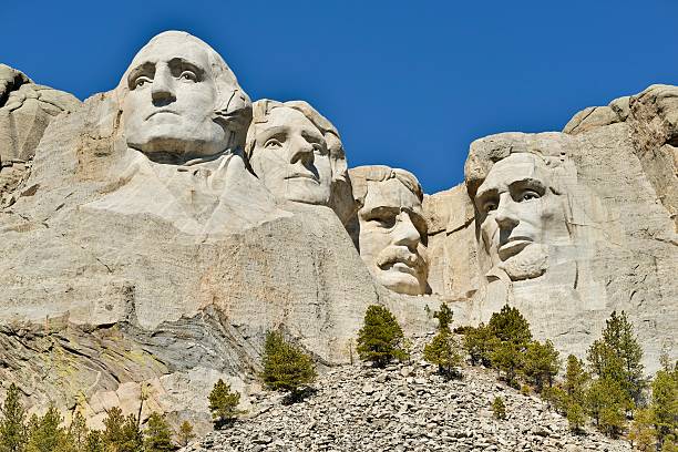 monument national du mont rushmore xxxl - mt rushmore national monument south dakota president day photos et images de collection