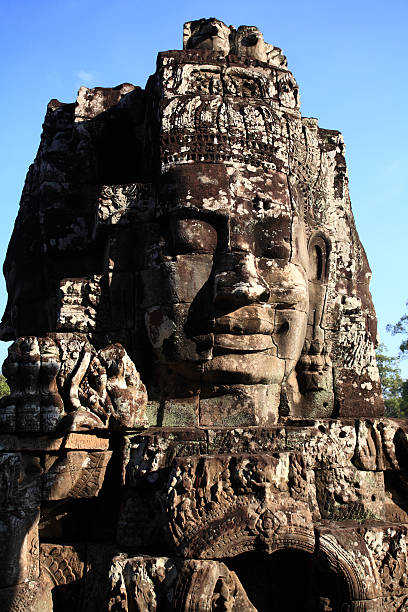 istock Stone Face of Bayon Temple Angkor, Cambodia 181878021