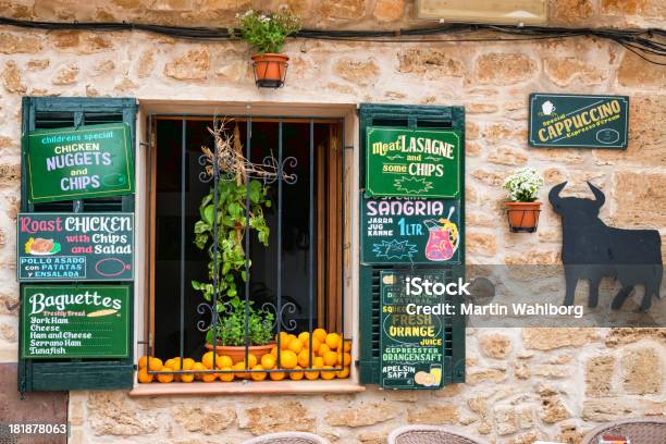 The Wall Of A Spanish Tapas Restaurant Stock Photo - Download Image Now - Spain, Tapas, Spanish Culture