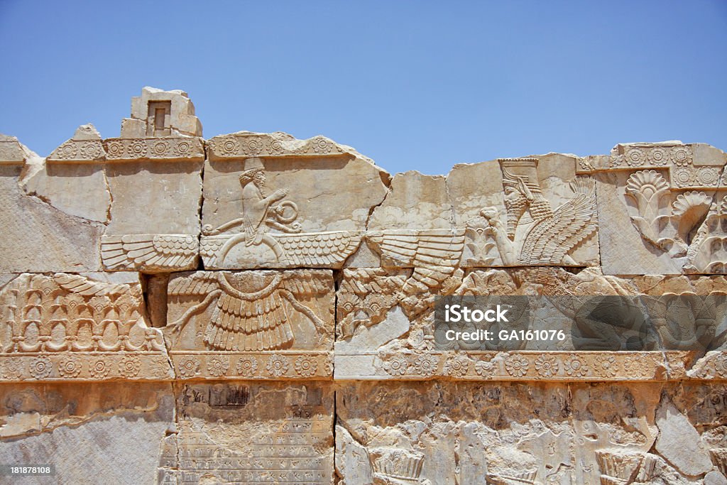 Bas relief dans Persepolis, Iran - Photo de Persépolis - Iran libre de droits