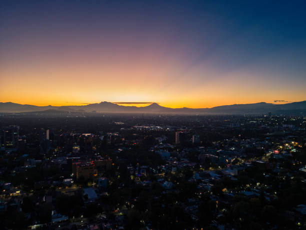 istock Dawn at Mexico City 1818787612