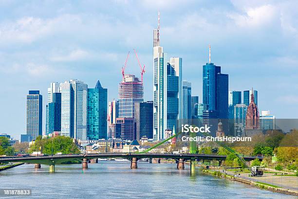 Frankfurt Am Main Skyline Germany Stock Photo - Download Image Now - City, Frankfurt - Main, Architecture