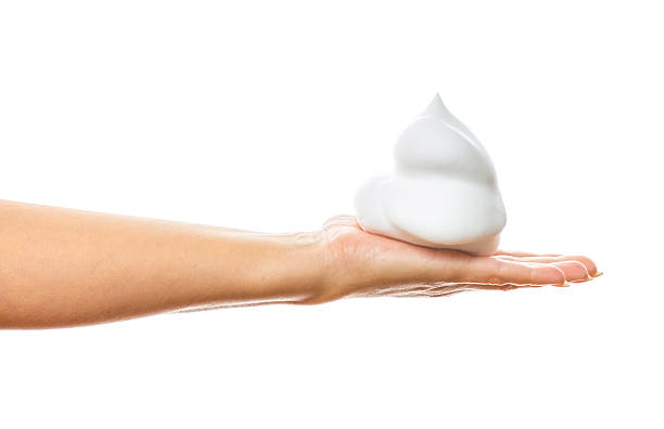 istock Soap on female hand 181879179