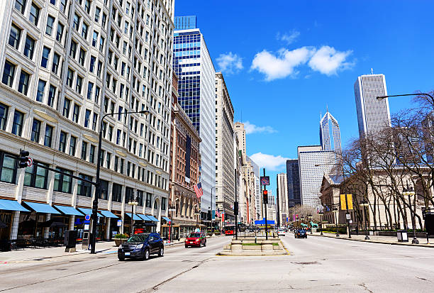istock South Michigan Avenue in downtown Chicago 181879183