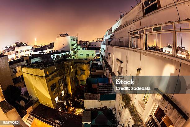 Foto de Casablanca E A Mesquita De Hassan Ii Por Diária Marrocos e mais fotos de stock de Antena - Equipamento de telecomunicações