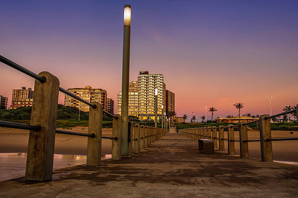 Durban Pirates Pier at sunrise