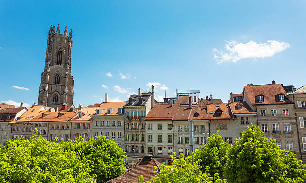 istock St. Nicholas Cathedral in Fribourg, Switzerland 181879663