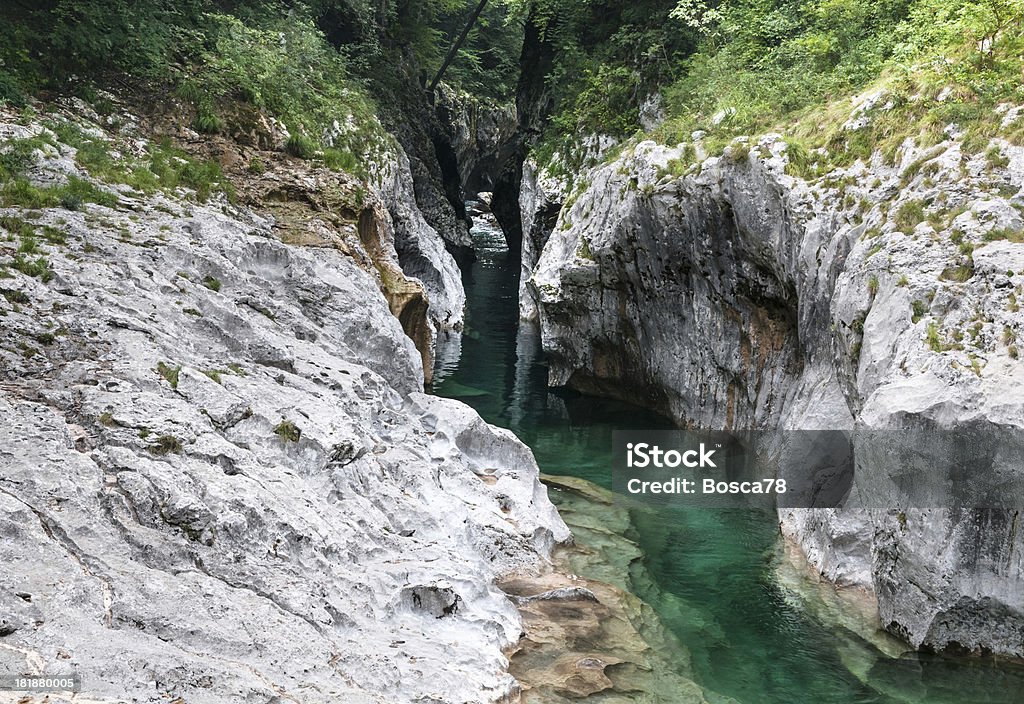 Góra Rzeka Arzino w Fiuli Wenecja Julijska, Włochy - Zbiór zdjęć royalty-free (Friuli-Wenecja Julijska)