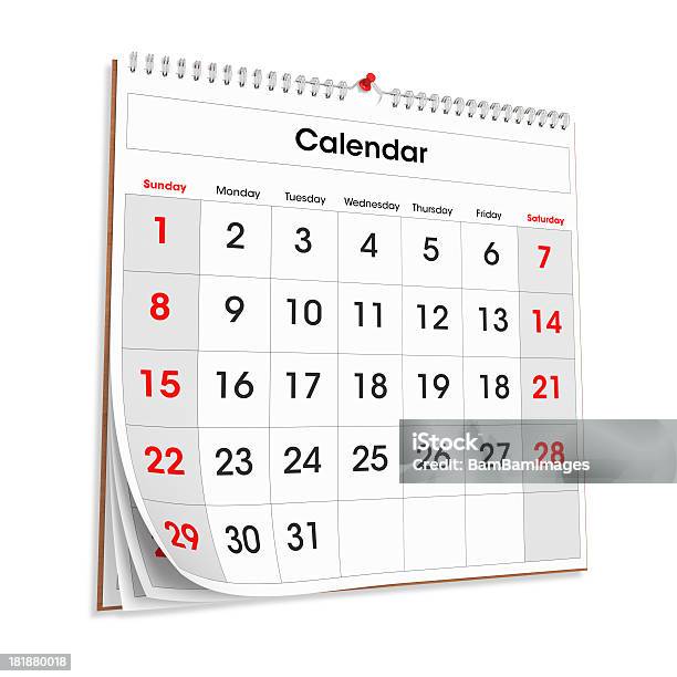 壁掛けカレンダー - カレンダーのストックフォトや画像を多数ご用意 - カレンダー, 壁, 3D