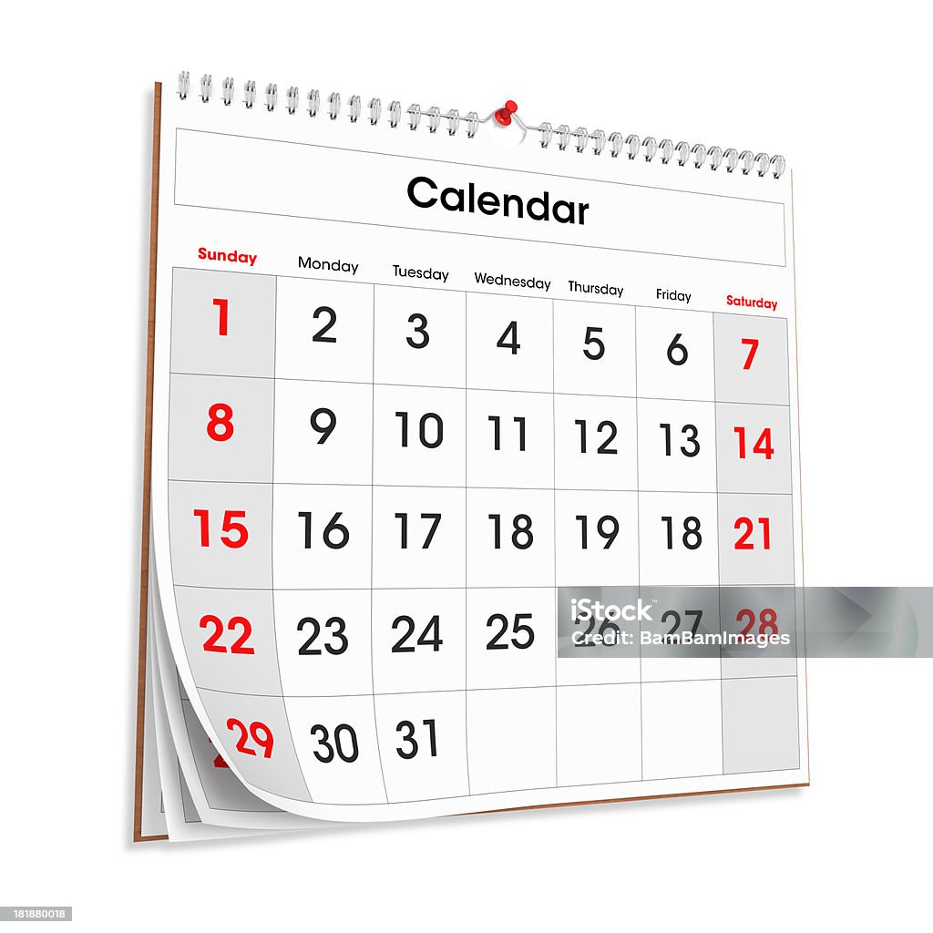 Ściany Kalendarz - Zbiór zdjęć royalty-free (Kalendarz)