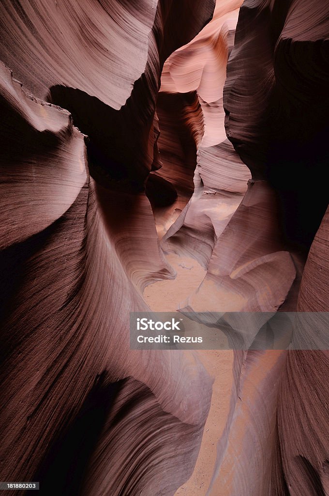 Abstrait paysage de Lower Antelope Canyon, Arizona, États-Unis - Photo de Abstrait libre de droits