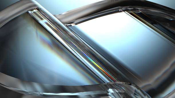 istock Glass object Clear refreshing refraction and reflection Beautiful Elegant and Modern 3D Rendering abstract background 1818811045
