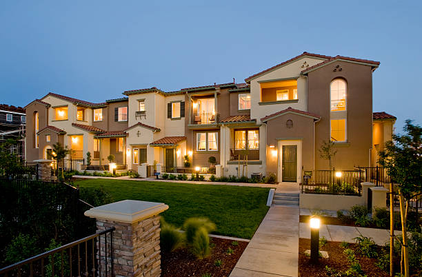 istock Condominiums, Dusk, California 181882731
